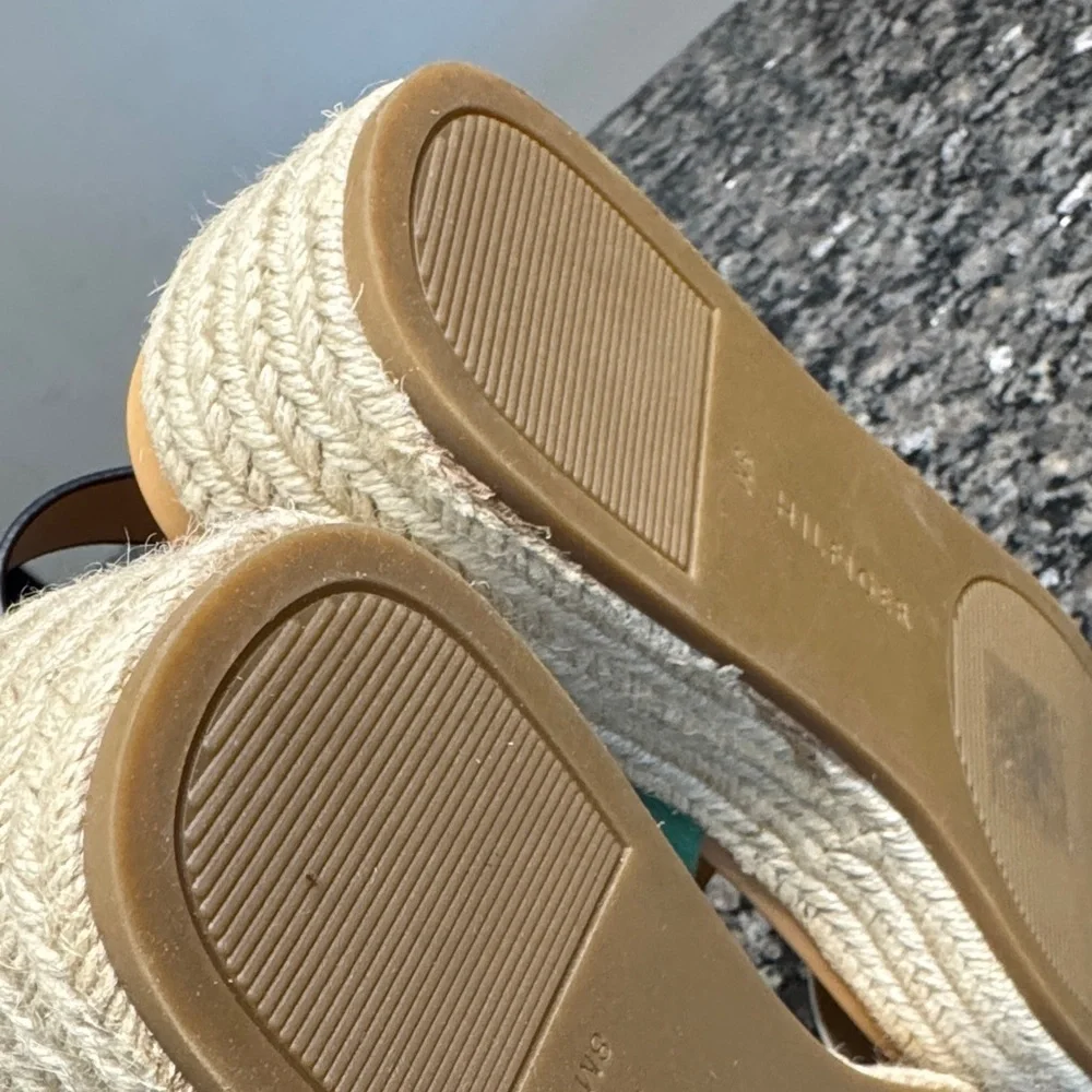 Tommy Hilfiger Navy, Green, and White Espadrilles